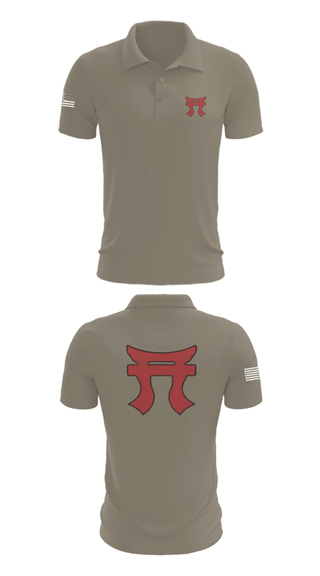 Short Sleeve Performance Polo, 187th Iron Rakkasans, Army, Teamtime, Team time, sublimation, custom sports apparel, team uniforms, spirit wear, spiritwear, sports uniforms, custom shirts, team store, custom team store, fundraiser sports, apparel fundraiser