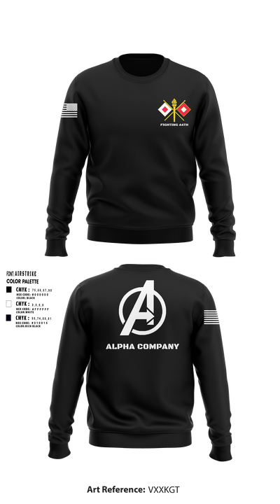 Alpha Company 80514577 Crew Neck Sweatshirt - 5