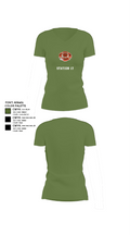 Station 17 90586189 Women's Short Sleeve V-neck Shirt - 44