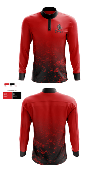 Quarter Zip Jacket, Assumption High School Volleyball, Women's Volleyball, Teamtime, Team time, sublimation, custom sports apparel, team uniforms, spirit wear, spiritwear, sports uniforms, custom shirts, team store, custom team store, fundraiser sports, apparel fundraiser