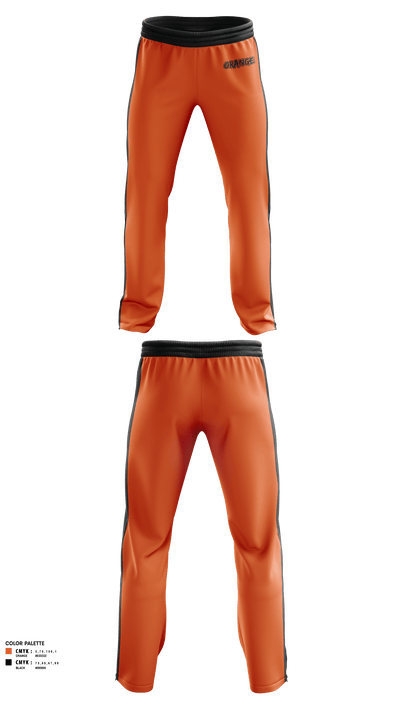 Orange 12763920 Sweatpants - 1