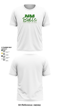 New Milford Bulls Football And Cheerleading 19489077 Short Sleeve Performance Shirt - 24