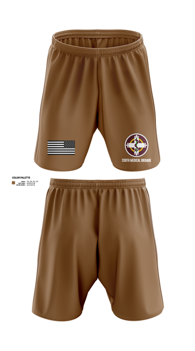 338th MED BDE 94781035 Athletic Shorts With Pockets - 10