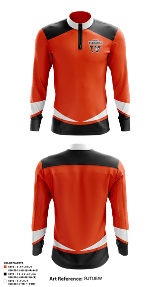 Quarter Zip Jacket, Winona Winhawks, Ice Hockey, Teamtime, Team time, sublimation, custom sports apparel, team uniforms, spirit wear, spiritwear, sports uniforms, custom shirts, team store, custom team store, fundraiser sports, apparel fundraiser