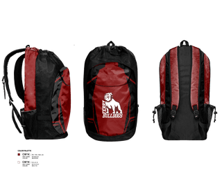 Gear Bag, Bulldogs, Football, Teamtime, Team time, sublimation, custom sports apparel, team uniforms, spirit wear, spiritwear, sports uniforms, custom shirts, team store, custom team store, fundraiser sports, apparel fundraiser