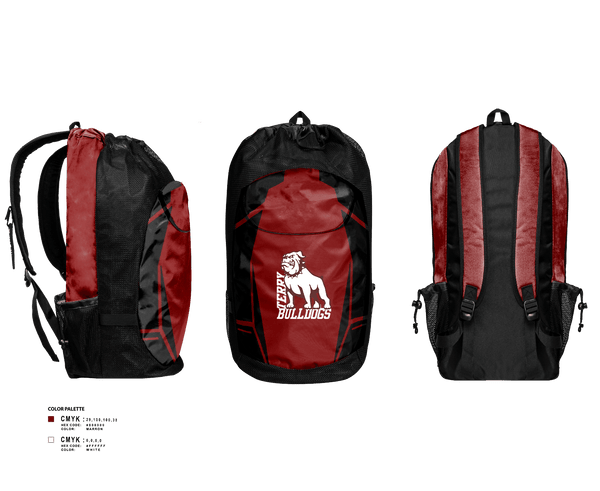 Gear Bag, Bulldogs, Football, Teamtime, Team time, sublimation, custom sports apparel, team uniforms, spirit wear, spiritwear, sports uniforms, custom shirts, team store, custom team store, fundraiser sports, apparel fundraiser