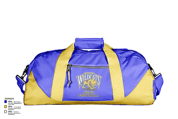 Duffle Bag, Brawley Youth Football and Cheer, Football, Teamtime, Team time, sublimation, custom sports apparel, team uniforms, spirit wear, spiritwear, sports uniforms, custom shirts, team store, custom team store, fundraiser sports, apparel fundraiser