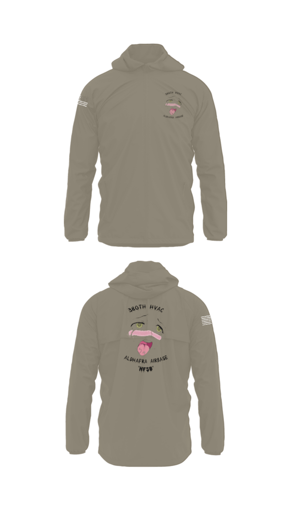 Windbreaker, 380th HVAC, , Teamtime, Team time, sublimation, custom sports apparel, team uniforms, spirit wear, spiritwear, sports uniforms, custom shirts, team store, custom team store, fundraiser sports, apparel fundraiser