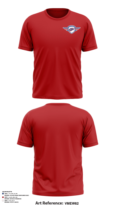 GRAND FORKS YOUTH HOCKEY ASSOCIATION 92789320 Short Sleeve Performance Shirt - 13