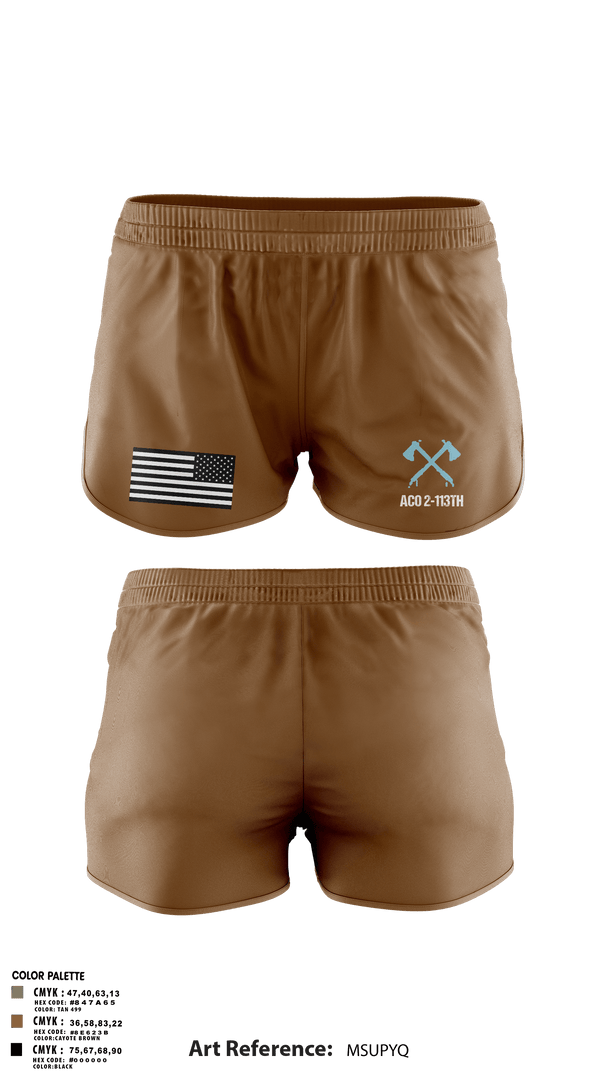 Ranger Panties, A-CO 2-113th Infantry, Army, Teamtime, Team time, sublimation, custom sports apparel, team uniforms, spirit wear, spiritwear, sports uniforms, custom shirts, team store, custom team store, fundraiser sports, apparel fundraiser