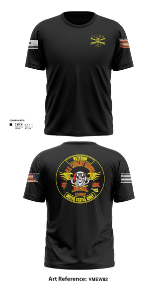 Short Sleeve Performance Shirt, US Cavalry Riders, Army, Teamtime, Team time, sublimation, custom sports apparel, team uniforms, spirit wear, spiritwear, sports uniforms, custom shirts, team store, custom team store, fundraiser sports, apparel fundraiser