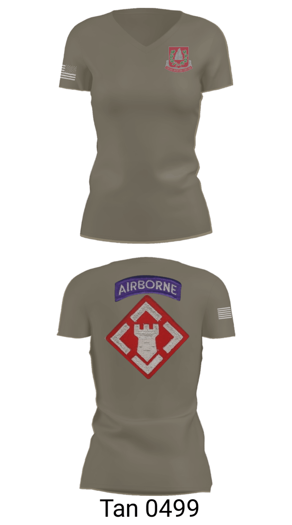 Women's Short Sleeve Vneck Shirt, 37th engineer bn, Army, Teamtime, Team time, sublimation, custom sports apparel, team uniforms, spirit wear, spiritwear, sports uniforms, custom shirts, team store, custom team store, fundraiser sports, apparel fundraiser