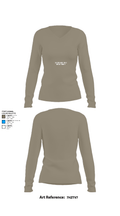 Greenwich Fire Department 44525559 Women's Long Sleeve V-neck Shirt - 62