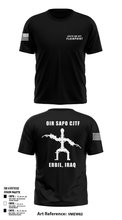 606th Qm Det 47278236 Short Sleeve Performance Shirt - 3