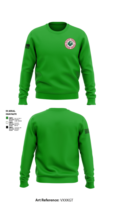 Bledsoe County Rescue Squad 83913637 Crew Neck Sweatshirt - 1