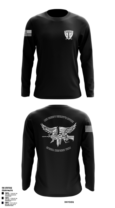 LCSO Special Response Team 95977830 Long Sleeve Performance Shirt - 3