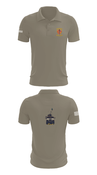 3/7 India Co. Wpns Plt 50459074 Short Sleeve Performance Polo - 67
