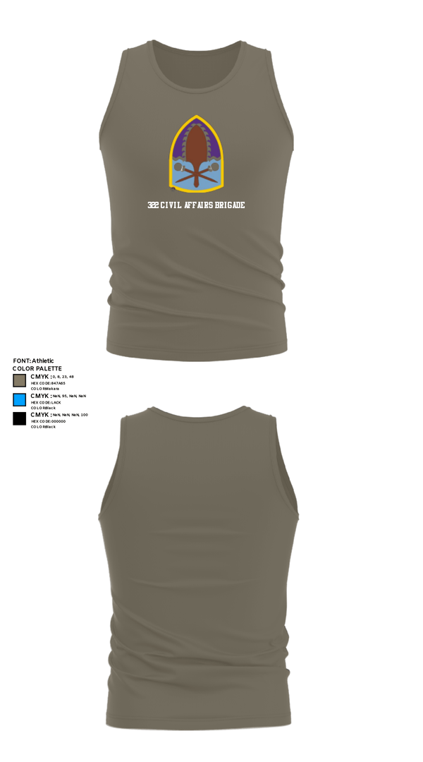 Tank Top, , Army, Teamtime, Team time, sublimation, custom sports apparel, team uniforms, spirit wear, spiritwear, sports uniforms, custom shirts, team store, custom team store, fundraiser sports, apparel fundraiser