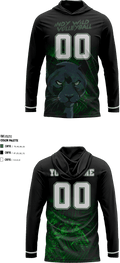 North Central Panthers Volleyball 62579612 Short Sleeve Performance Shirt with hood - 15