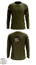 3rd Platoon, CCo, 1-508th PIR 77513198 Long Sleeve Performance Polo - 1