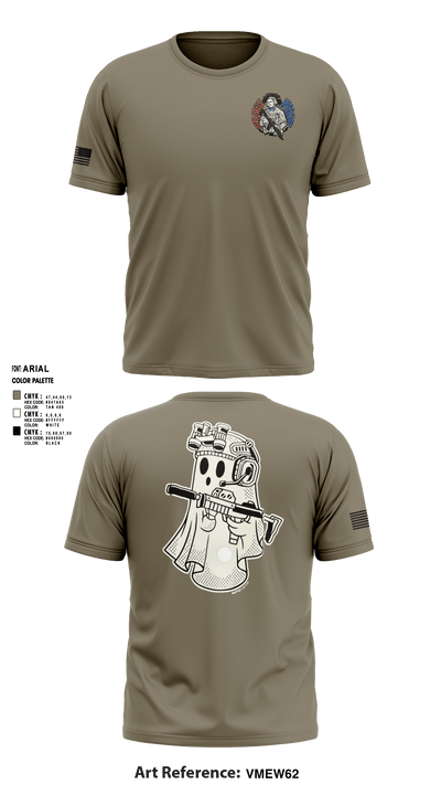 5th special forces group 40960860 Short Sleeve Performance Shirt - 3