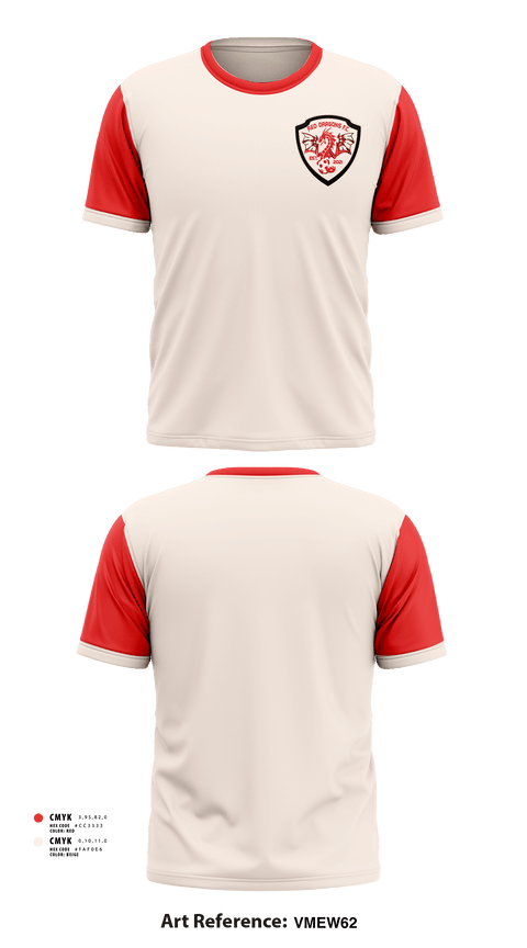 Short Sleeve Performance Shirt, Red dragons fc, Men's Soccer, Teamtime, Team time, sublimation, custom sports apparel, team uniforms, spirit wear, spiritwear, sports uniforms, custom shirts, team store, custom team store, fundraiser sports, apparel fundraiser