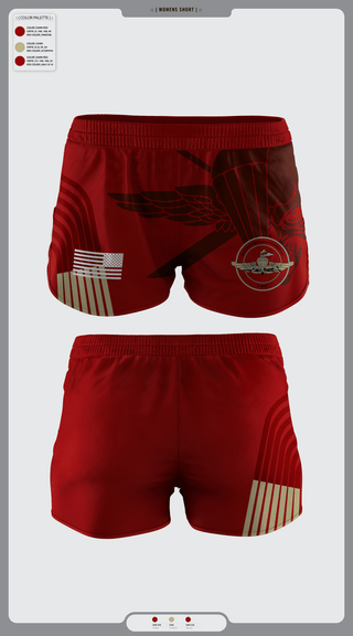 Women's Shorts, 2nd Force Reconnaissance, Marines, Teamtime, Team time, sublimation, custom sports apparel, team uniforms, spirit wear, spiritwear, sports uniforms, custom shirts, team store, custom team store, fundraiser sports, apparel fundraiser