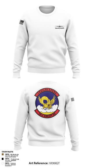 Crew Neck Sweatshirt, 39th AS, Air Force, Teamtime, Team time, sublimation, custom sports apparel, team uniforms, spirit wear, spiritwear, sports uniforms, custom shirts, team store, custom team store, fundraiser sports, apparel fundraiser