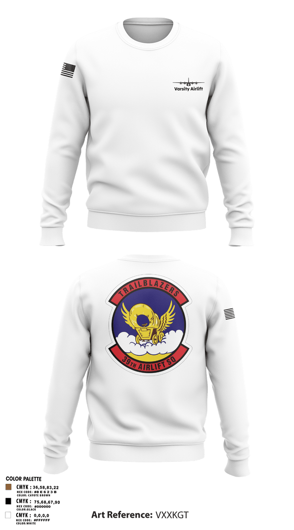 Crew Neck Sweatshirt, 39th AS, Air Force, Teamtime, Team time, sublimation, custom sports apparel, team uniforms, spirit wear, spiritwear, sports uniforms, custom shirts, team store, custom team store, fundraiser sports, apparel fundraiser