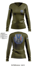 82nd airborne 33133429 Women's Long Sleeve V-neck Shirt - 1