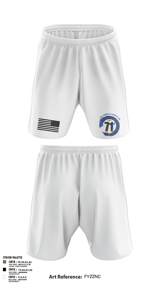 Athletic Shorts With Pockets, 71st Chemical Company (HR), Army, Teamtime, Team time, sublimation, custom sports apparel, team uniforms, spirit wear, spiritwear, sports uniforms, custom shirts, team store, custom team store, fundraiser sports, apparel fundraiser
