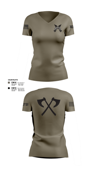 Women's Short Sleeve Vneck Shirt, Mortars, Army, Teamtime, Team time, sublimation, custom sports apparel, team uniforms, spirit wear, spiritwear, sports uniforms, custom shirts, team store, custom team store, fundraiser sports, apparel fundraiser