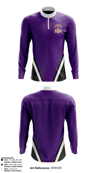 Quarter Zip Jacket, John R Rogers High School Esports, Spirit Store, Teamtime, Team time, sublimation, custom sports apparel, team uniforms, spirit wear, spiritwear, sports uniforms, custom shirts, team store, custom team store, fundraiser sports, apparel fundraiser