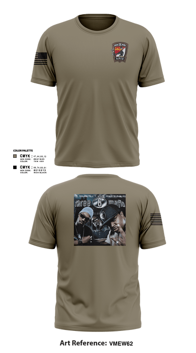 3-6 Mafia 61578081 Short Sleeve Performance Shirt - 2