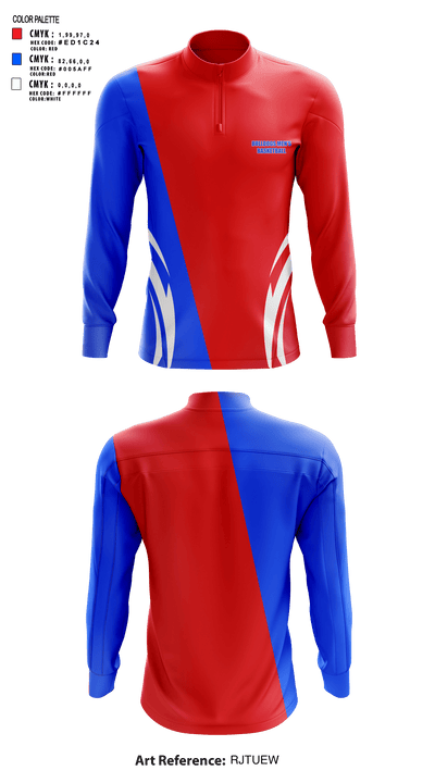 Bulldogs 56928058 Quarter Zip Jacket - 1