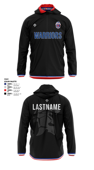 CENTAURUS HS SOCCER 3784649 Windbreaker - 3