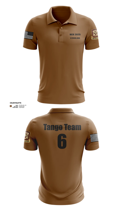 1/204th ADA 3113365 Short Sleeve Performance Polo - 22