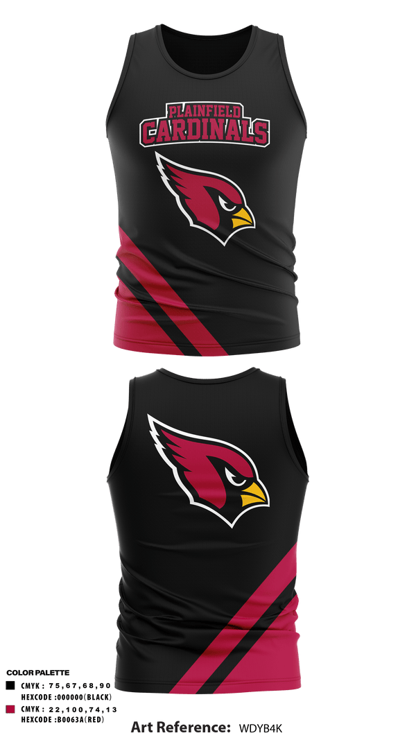 Tank Top, plainfield cardinals, Track & Field, Teamtime, Team time, sublimation, custom sports apparel, team uniforms, spirit wear, spiritwear, sports uniforms, custom shirts, team store, custom team store, fundraiser sports, apparel fundraiser