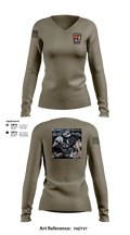 3-6 Mafia 61578081 Women's Long Sleeve V-neck Shirt - 2