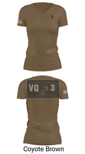 VQ-3 DET TRVS 52792969 Women's Short Sleeve V-neck Shirt - 8