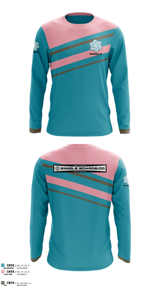 Long Sleeve Performance Shirt, Single Boards.co, E-Sports, Teamtime, Team time, sublimation, custom sports apparel, team uniforms, spirit wear, spiritwear, sports uniforms, custom shirts, team store, custom team store, fundraiser sports, apparel fundraiser