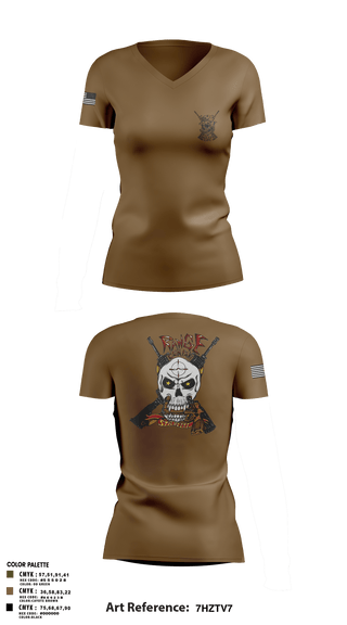 Women's Short Sleeve Vneck Shirt, Range Company, Marines, Teamtime, Team time, sublimation, custom sports apparel, team uniforms, spirit wear, spiritwear, sports uniforms, custom shirts, team store, custom team store, fundraiser sports, apparel fundraiser