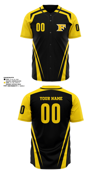 Two Button Baseball Jersey, Five Star Performance DFW, Baseball, Teamtime, Team time, sublimation, custom sports apparel, team uniforms, spirit wear, spiritwear, sports uniforms, custom shirts, team store, custom team store, fundraiser sports, apparel fundraiser