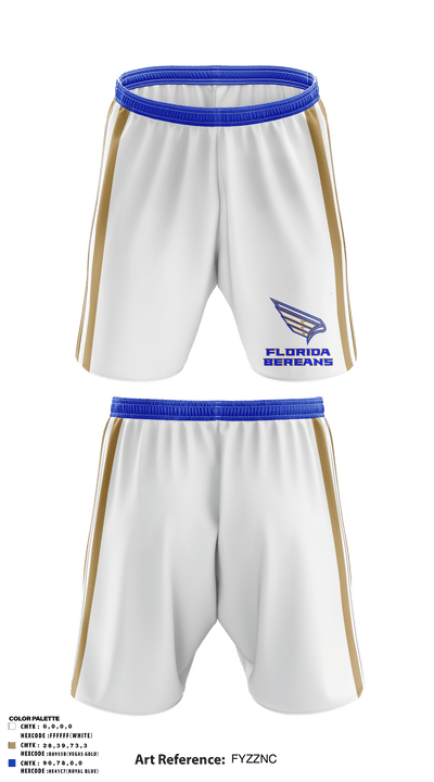 FLORIDA BEREANS 33268079 Athletic Shorts With Pockets - 2