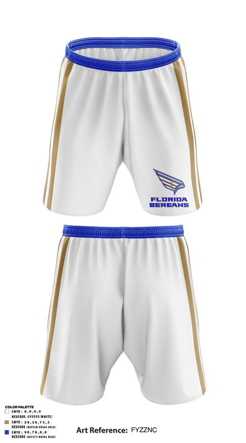 Athletic Shorts With Pockets, FLORIDA BEREANS, Football, Teamtime, Team time, sublimation, custom sports apparel, team uniforms, spirit wear, spiritwear, sports uniforms, custom shirts, team store, custom team store, fundraiser sports, apparel fundraiser