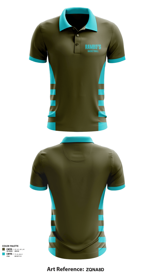 Short Sleeve Performance Polo, Rambo’s, Men's Basketball, Teamtime, Team time, sublimation, custom sports apparel, team uniforms, spirit wear, spiritwear, sports uniforms, custom shirts, team store, custom team store, fundraiser sports, apparel fundraiser