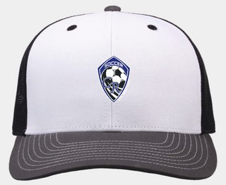 Coal Ridge Sccer Logo Trucker Hat image 3