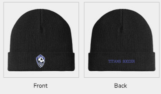 Coal Ridge Soccer Knit Cuff Logo Beanie