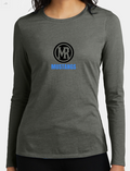 Mountain Range HS Women's Perfect Blend LS MUSTANGS Tee