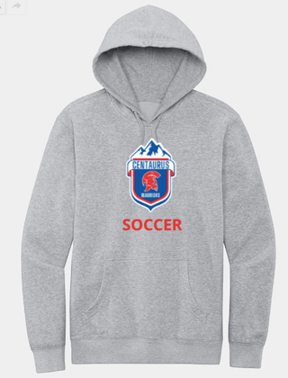 Centaurus HS Soccer Cotton Blend Badge Hoodie image 3